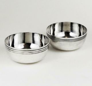 Harrods Art Deco Silver Plated Bon Bon Bowls C1930