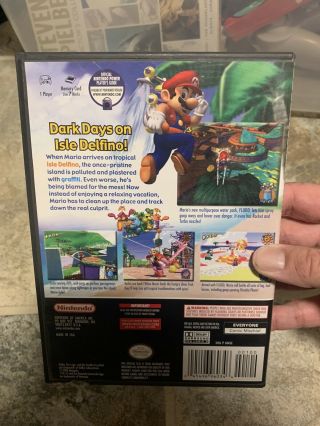Mario Sunshine (GameCube,  2002) Complete Rare 3