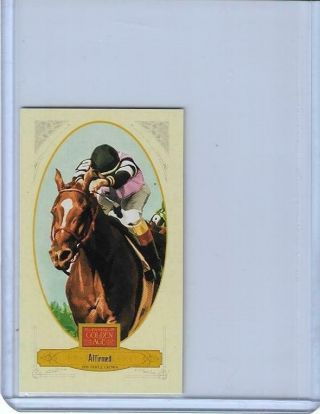Rare 2012 Panini Golden Age Affirmed Ty Cobb Back Mini Card 124 Horse Racing