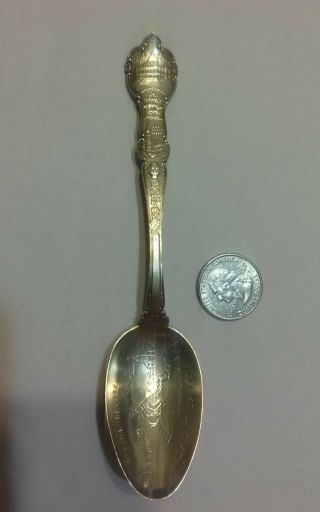 Antique/vintage 925 Sterling Souvenir Spoon Boston Paul Revere 20 Grams