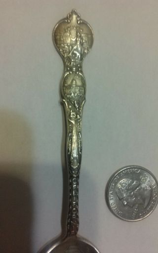 Antique/Vintage 925 Sterling Souvenir Spoon Los Angeles San Gabriel 20 grams 2
