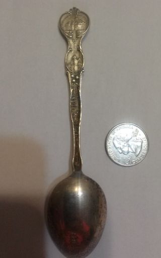 Antique/Vintage 925 Sterling Souvenir Spoon Los Angeles San Gabriel 20 grams 3