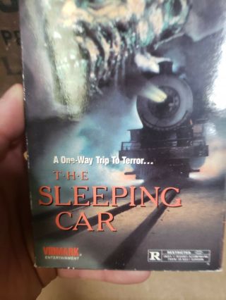 1990 The Sleeping Car VHS Jeff Conaway Judie Aronson Horror Nudity RARE 3