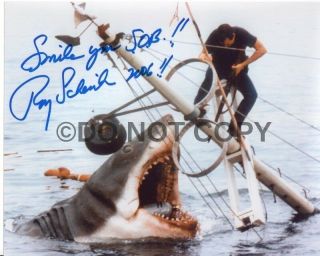 Roy Scheider Rare Quoted Jaws Autographed Signed Reprint