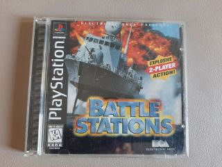 Battlestations - Playstation 1 2 Ps1 Rare Game Complete Black Label