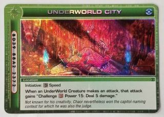 Chaotic Card Underworld City Ripple Rare - We Combine