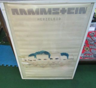 Rammstein Poster 1999 Rare Vintage Collectible Oop Live