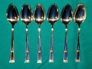 1835 R.  Wallace Buckingham 1924 Pattern 6 Spoons 6 "