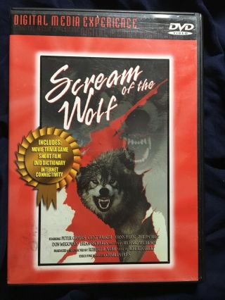 Scream Of The Wolf Dvd Rare Oop Slasher Killer Horror Peter Graves Clint Walker