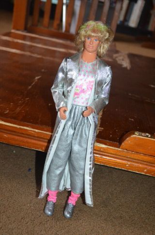 Euc Vintage 1986 Superstar Barbie And The Rockers Doll - Ken