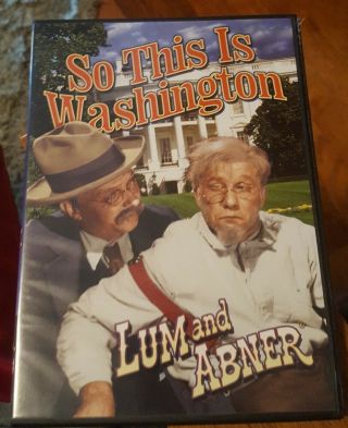 So This Is Washington (dvd,  2004) Rare 1943 Lum & Abner