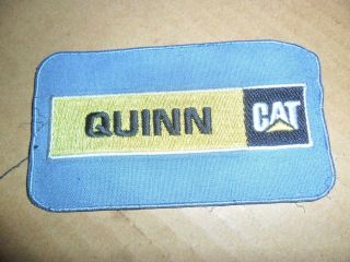 Cat Quinn Vintage Uniform Patch Logo Service Tech Truck Driver Collectible Rare