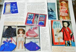5p History Article,  Pics - VTG Ideal Little Miss Revlon Fashion Dolls 3