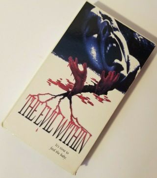 Rare Baby Blood (1989) A.  K.  A.  The Evil Within Us Dubbed Vhs 1994 Great Shape