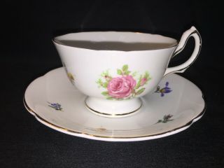 Vintage Royal Stuart Bone China Spencer Stevenson England Tea Cup & Saucer