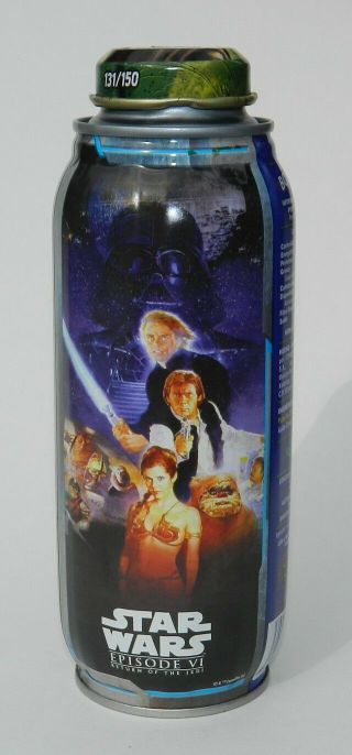 Rare Star Wars The Force Awakens Vader Luke Han Jumex Bottle Can Made In Mexico