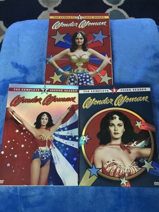 Wonder Woman - The Complete Series.  Seasons 1 - 3 (dvd) Rare Oop