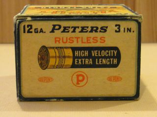 Vintage Peters High Velocity 12 ga 3 
