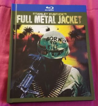 Full Metal Jacket Digibook Blu - Ray Dvd 25th Anniversary Stanley Kubrick Oop Rare
