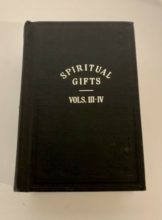 Spiritual Gifts Volume 3 & 4 Ellen White Paperback Pocket Size Book 1946 Rare