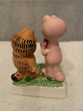 1983 Vtg Garfield And Arlene Enesco Figurine Don’t Tempt Me Garden Of Eden Rare 3