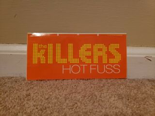 The Killers Hot Fuss Album Promo Sticker Rare Vintage
