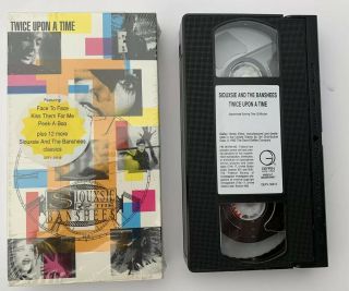 Twice Upon a Time,  VHS,  Siouxsie and the Banshees 1992 Geffen Rare OOP UK Punk 3
