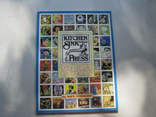 Kitchen Sink Press:the First 25 Years Dave Schriener 1st Print Rare (sh - A)