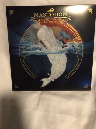 Rare2014 Mastodon Leviathan Vinyl Lp Aqua Blue Relapse Doom Record Rock