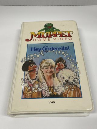 Muppet Home Video Hey Cinderella (vhs 1970) Cut Box,  Silver Eagle,  (rare)