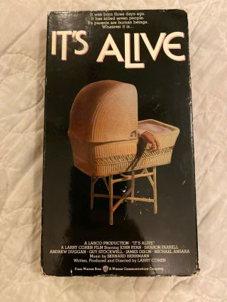 It’s Alive Vhs 1973 Horror Cult Vintage Rare Oop