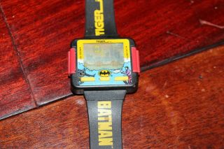 Pre - Owned Vintage Tiger 1990 Electronic Batman Video Game Watch Rare
