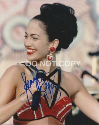Jennifer Lopez Rare Selena Quintanilla Autographed Signed 8x10 Reprint