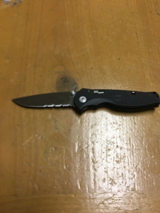 Rare/discontinued Sog Flash I - Assisted 2.  5 " Blade Folding Pocket Knife