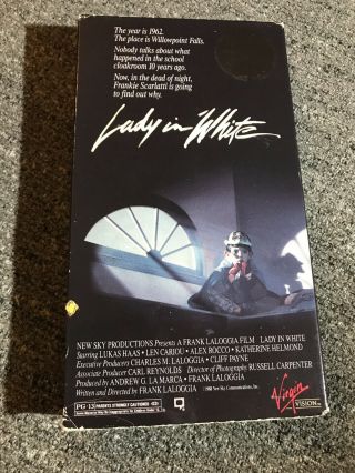 Lady In White Vhs Rare Oop Horror Ghost Story Halloween