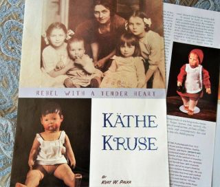10p History Article & Pics - Antique Kathe Kruse Dolls