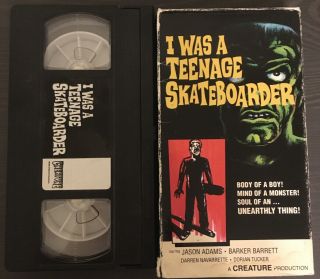 I Was A Teenage Skateboarder Vhs - Rare Creature Skate Film -