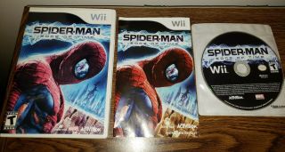Spider - Man: Edge Of Time Complete Cib Nintendo Wii Rare Marvel