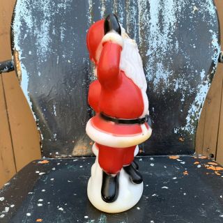 Vintage Empire Christmas Blow Mold Light Up Table Top Santa Mrs.  Claus RARE 12” 3