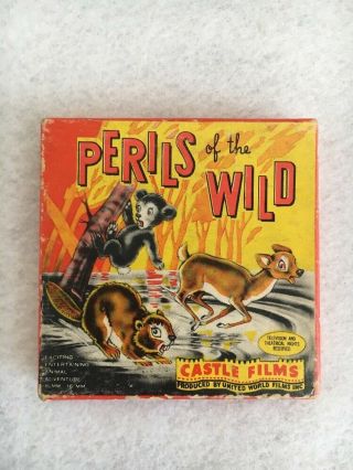 Perils Of The Wild - A Thrilling Animal Adventure Film.  8mm Film.  Rare