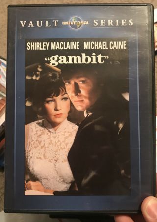 Gambit (dvd,  2013) Universal Vault Series Michael Caine Shirley Maclaine Rare