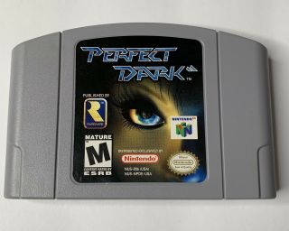 Perfect Dark N64 Nintendo 64,  Game Authentic Cartridge Only - And