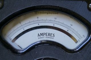 1 Vintage WESTINGHOUSE DC Ammeter Very and RARE 3