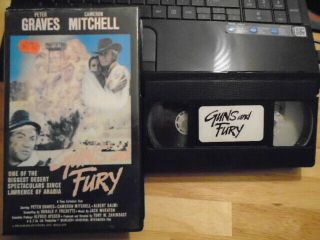 Rare Oop The Guns And Fury Vhs Film 1981 Peter Graves Cameron Mitchell M Ansara