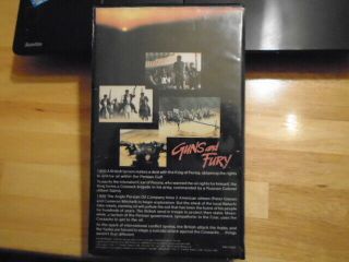 RARE OOP The Guns and Fury VHS film 1981 Peter Graves Cameron Mitchell M ANSARA 2