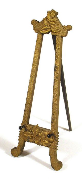 1800s Antique Victorian Tabletop Easel For Frame Painting Drawing Print Photo