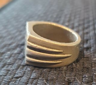 Quiksilver ring,  size 12,  metal,  rare vintage 2
