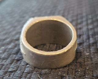 Quiksilver ring,  size 12,  metal,  rare vintage 3