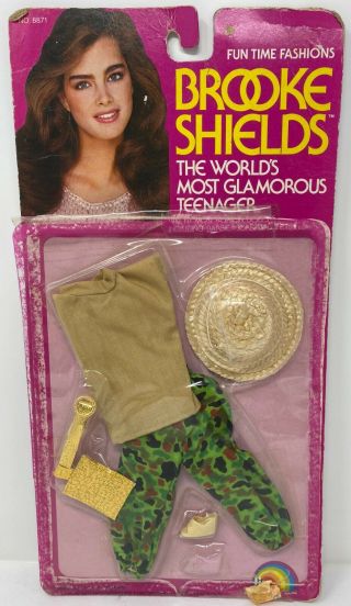 Vintage Brooke Shields Doll Clothes Fun Time Fashions Outfit Fits Barbie In Pack