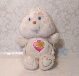 Vintage 1983 Kenner Agc Care Bears Baby Hugs Bear Pink Plush